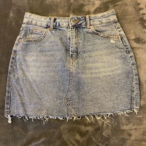 wild fable jean skirt